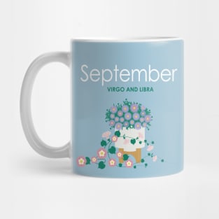 September Birth Flowers Mug